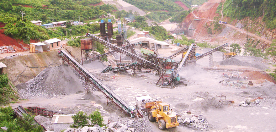 銅礦石生產(chǎn)線現(xiàn)場展示